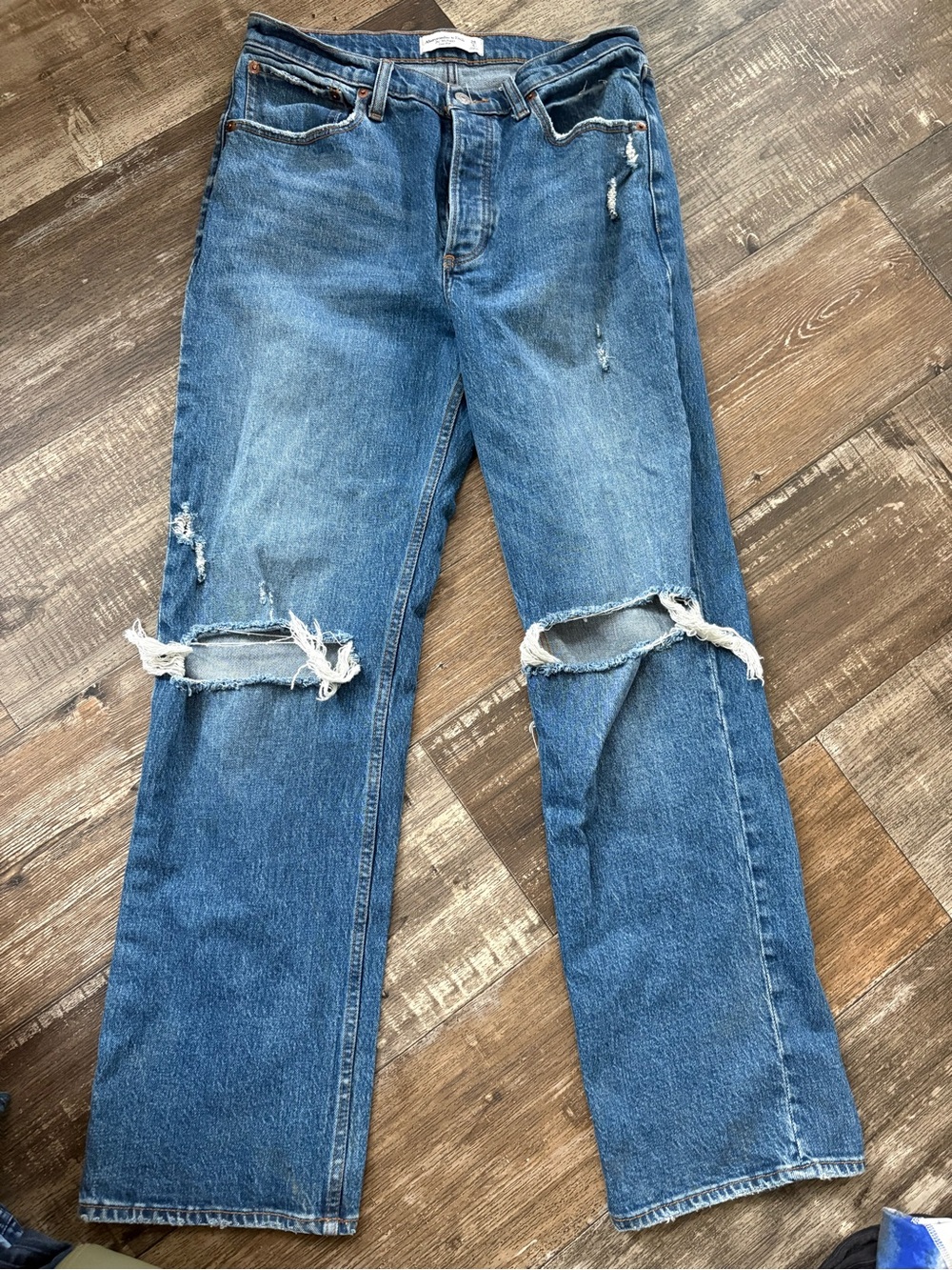 Abercrombie & Fitch Light Blue Low Rise Jeans 90’s baggy 6R